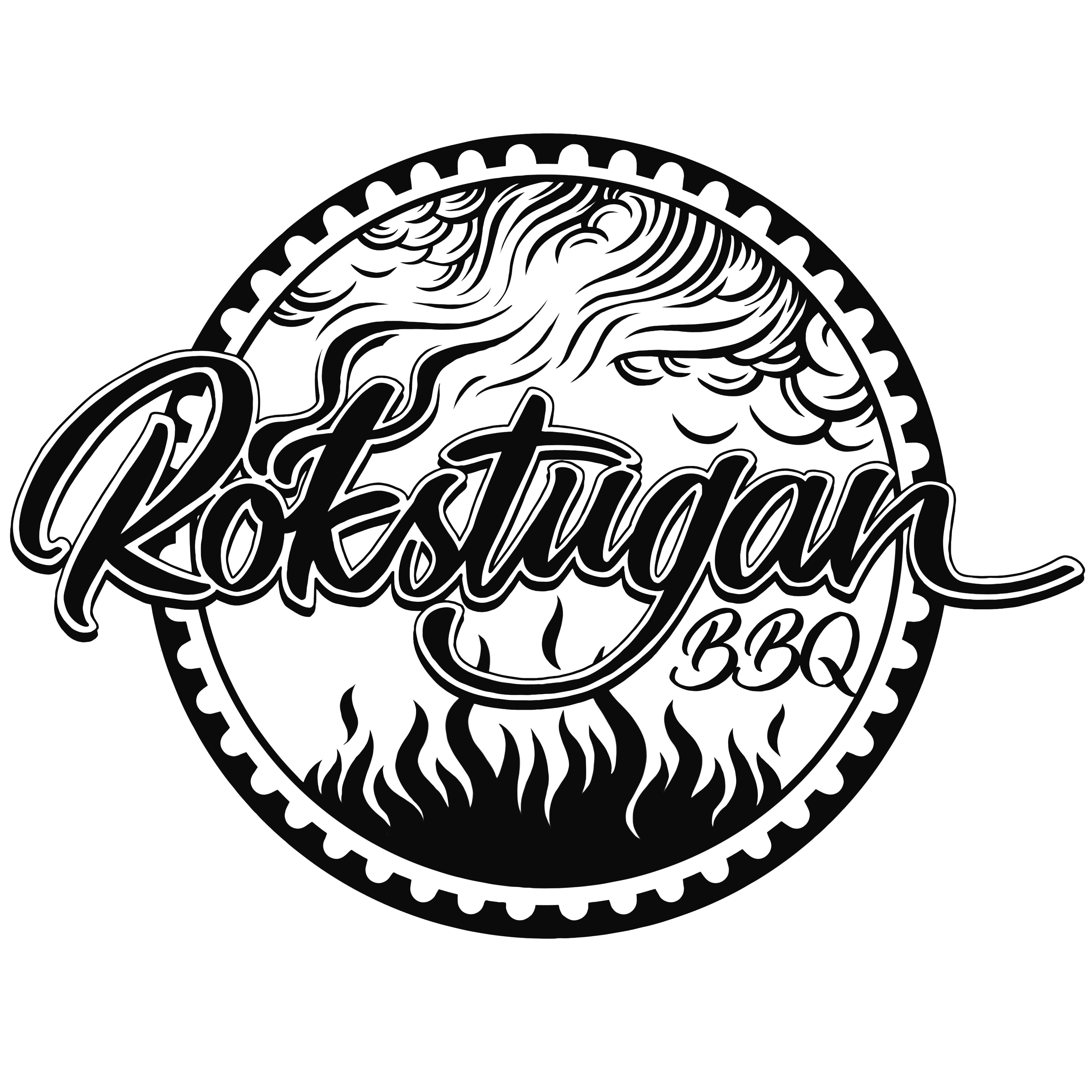 Rökstugan logo svart Rokstugan logo svart